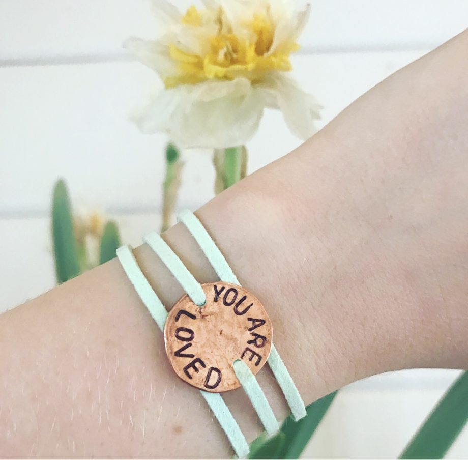 You are loved wrap bracelet