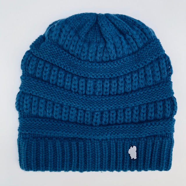 Blue Beanie - Cozy and Stylish Cable Knit Beanie Hat