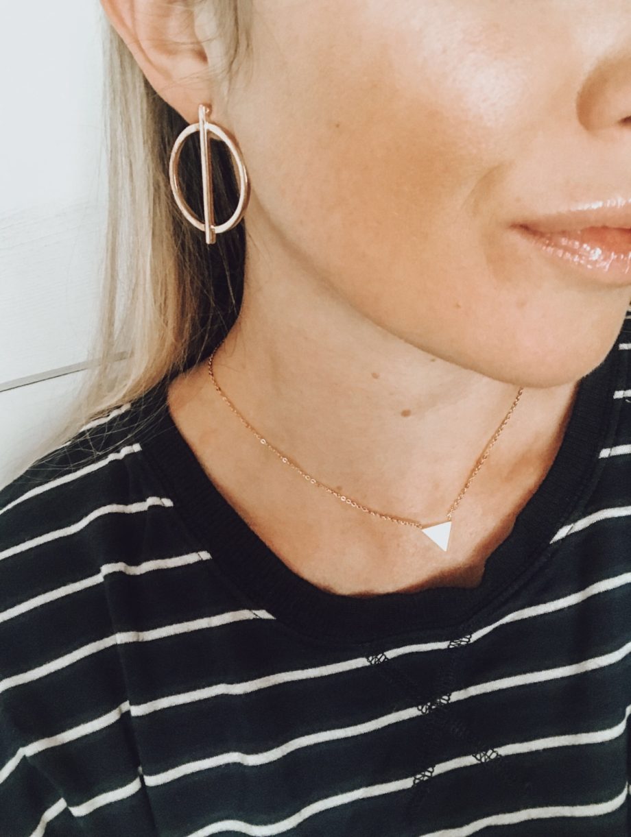 Circle Geometric Earrings