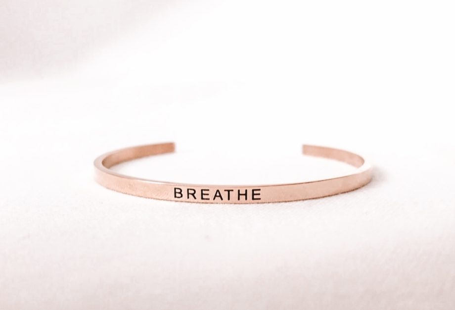 Breathe Bangle Bracelet