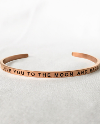 I Love You To The Moon And Back Bracelet