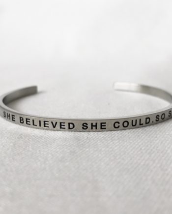 she believed she could so she did | silver