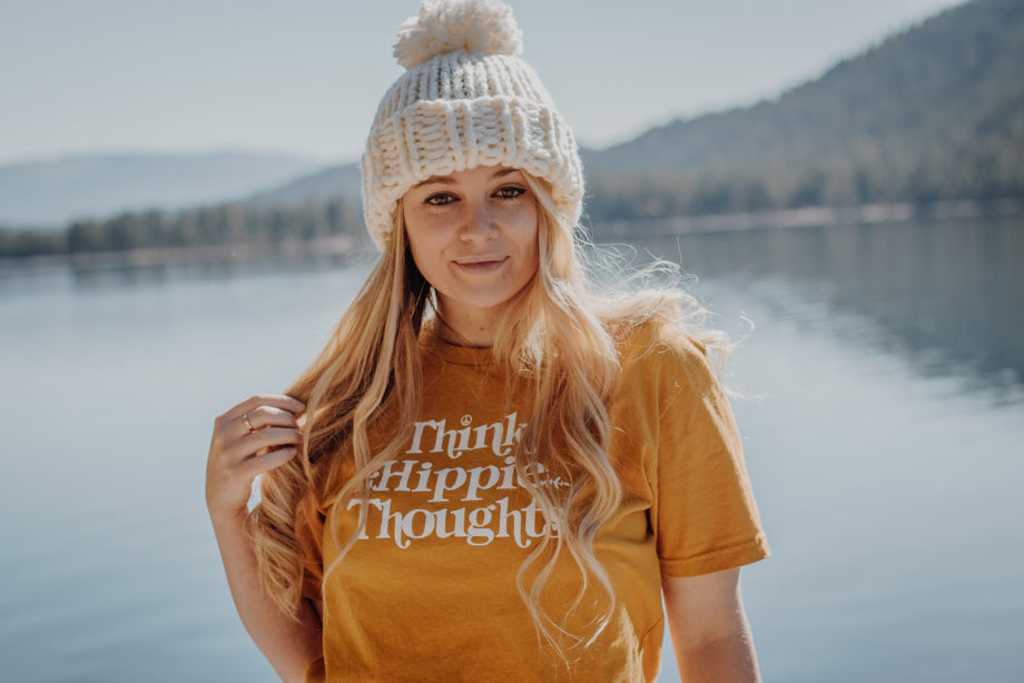 Chunky White Beanie