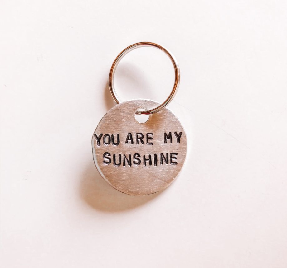 You Are My Sunshine Keychain