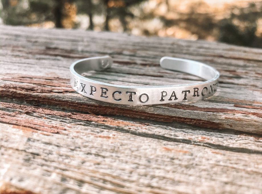 Harry Potter Expecto Patronum Cuff Bracelet