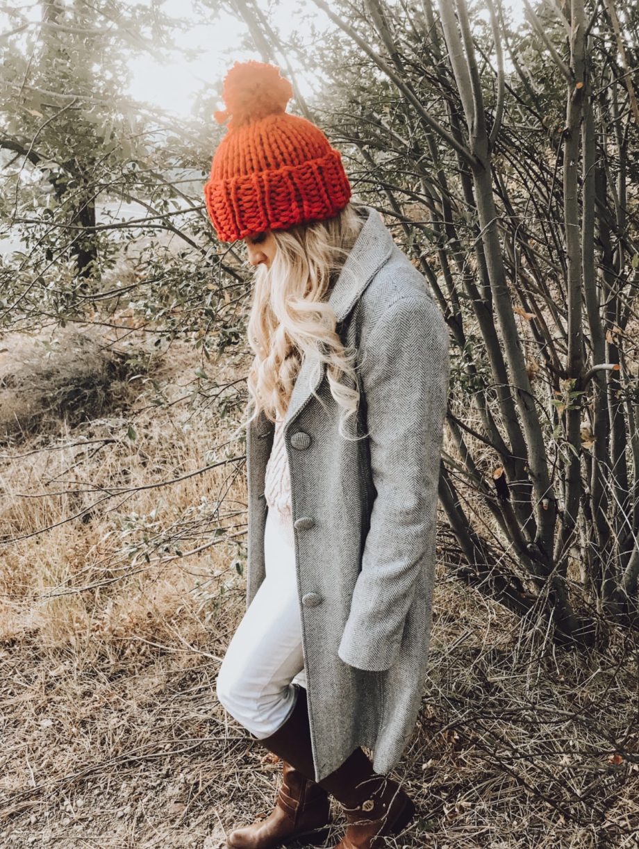 Chunky Red Beanie