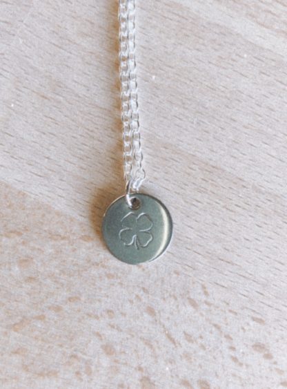 Adventure Stamp Necklace Clover