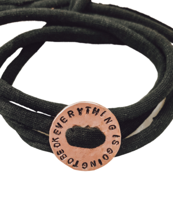 Everything is going to be ok wrap bracelet