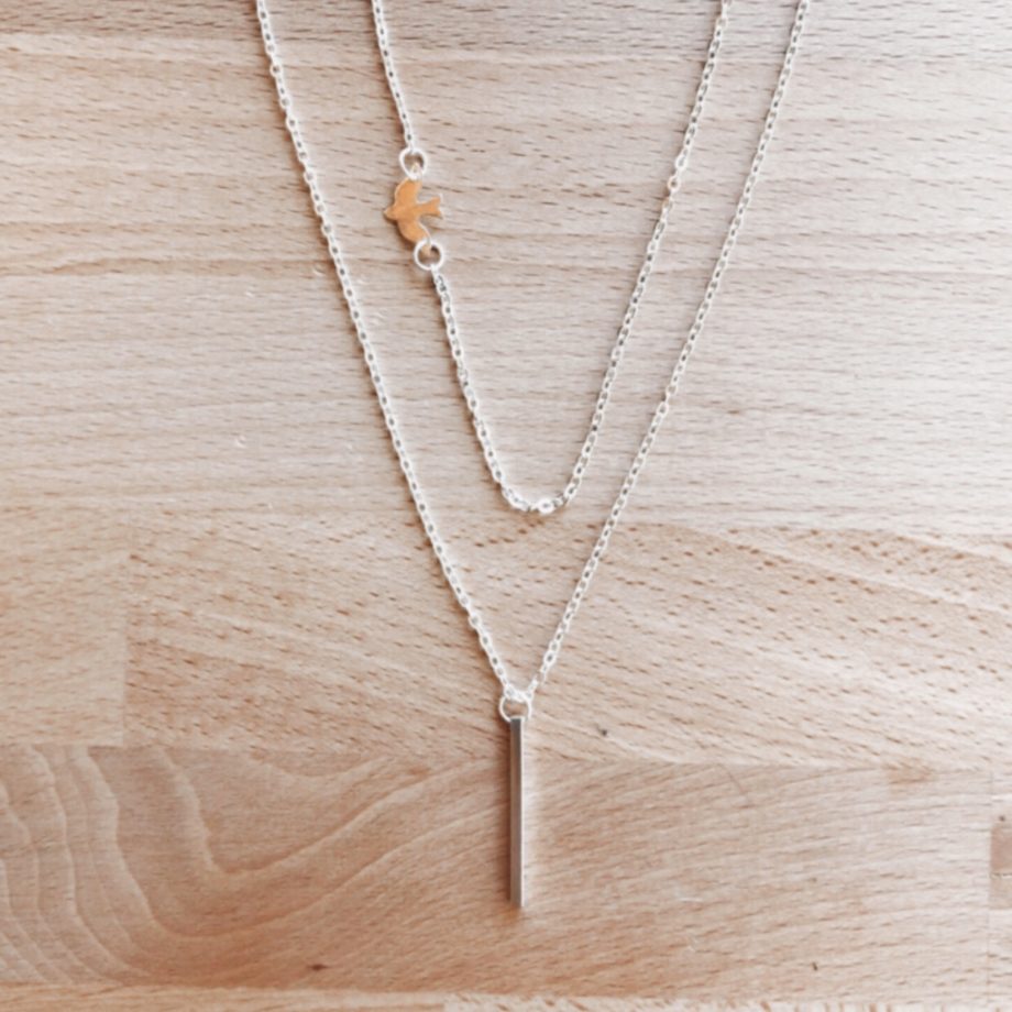 Sparrow Layered Necklace | Bird Necklace | Shop Women's Jewelry