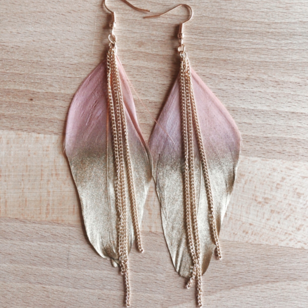 Shocking Pink Feather Earrings: Handcrafted | Feather Planet