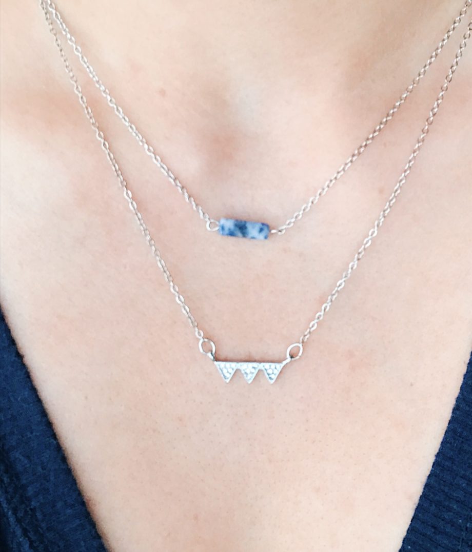 Blue Lapis Layered Necklace