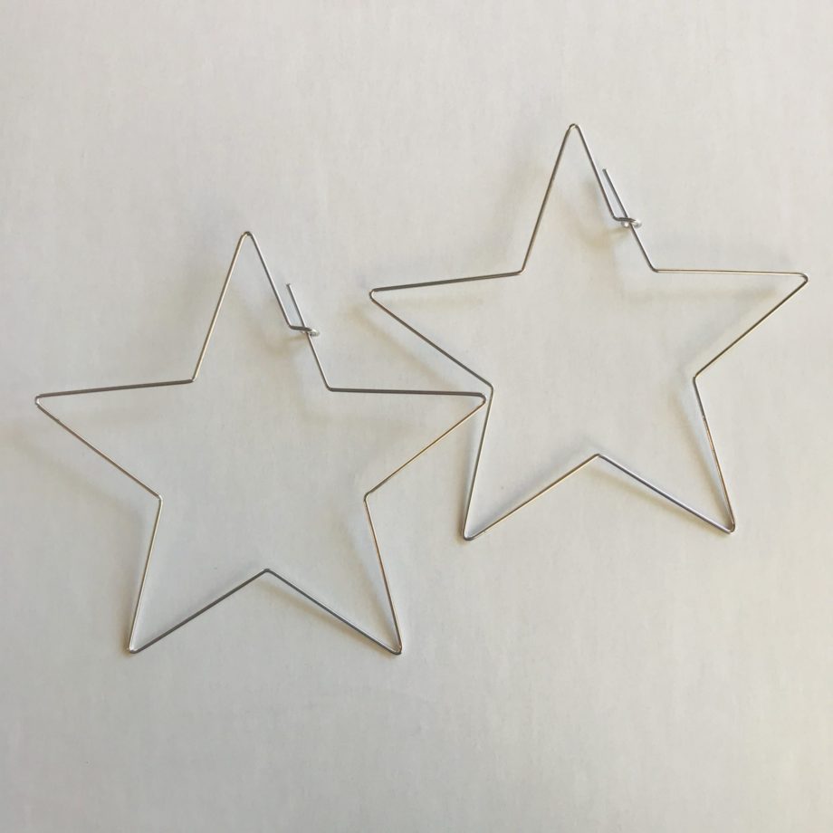 Star Hoop Earrings