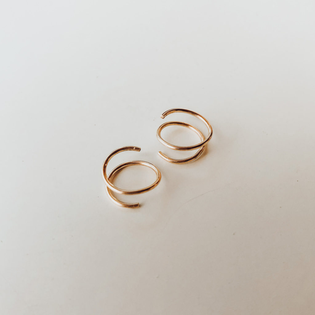 Twist Earrings - 14k Gold Filled & Sterling Silver Twist Earrings