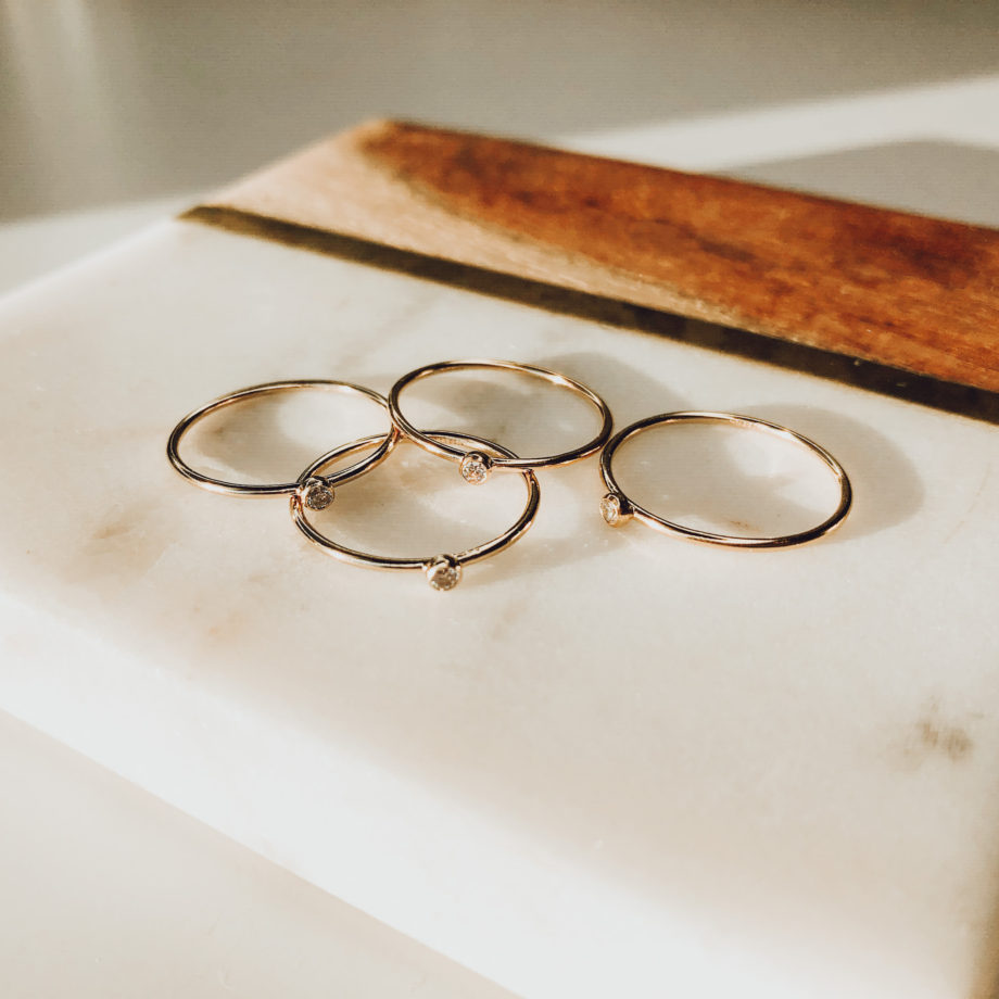 Gemstone Stack Rings