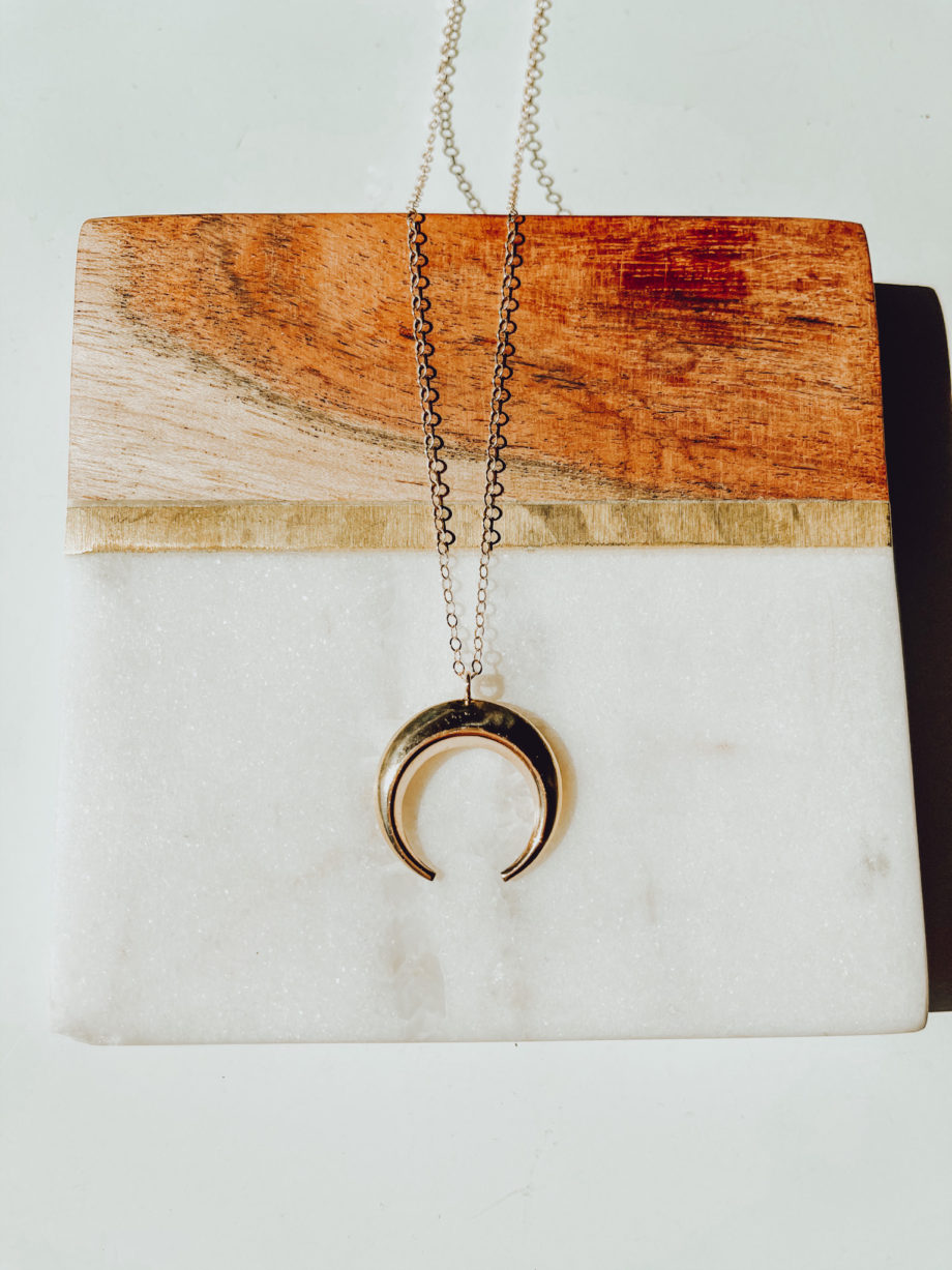 Crescent Horn Necklace