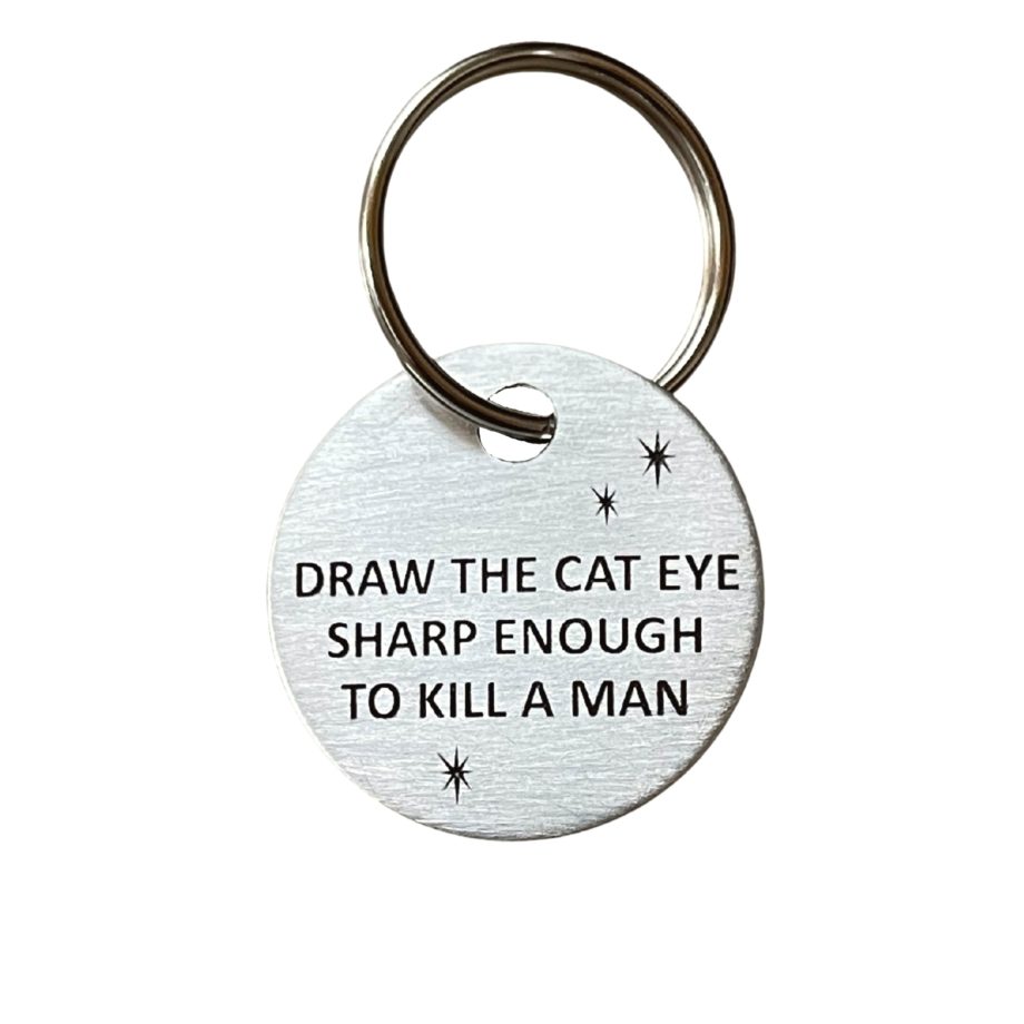 Draw The Cat Eye Keychain Thirty Nine One Twenty