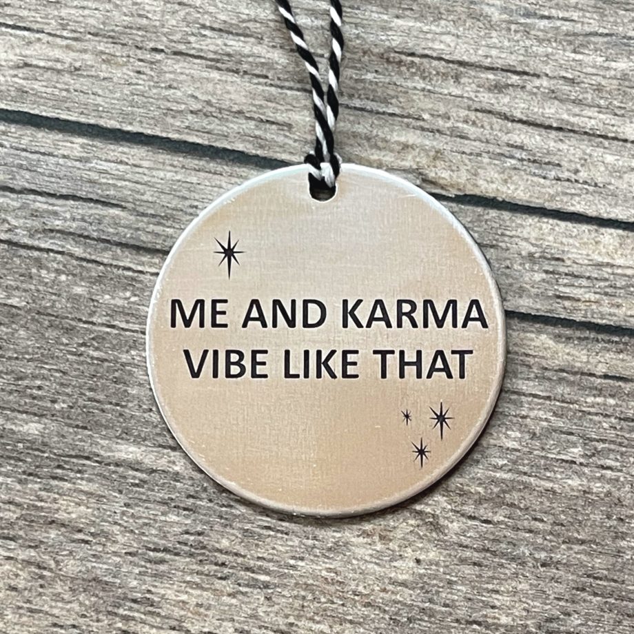 Me and Karma Vibe Like That Ornament