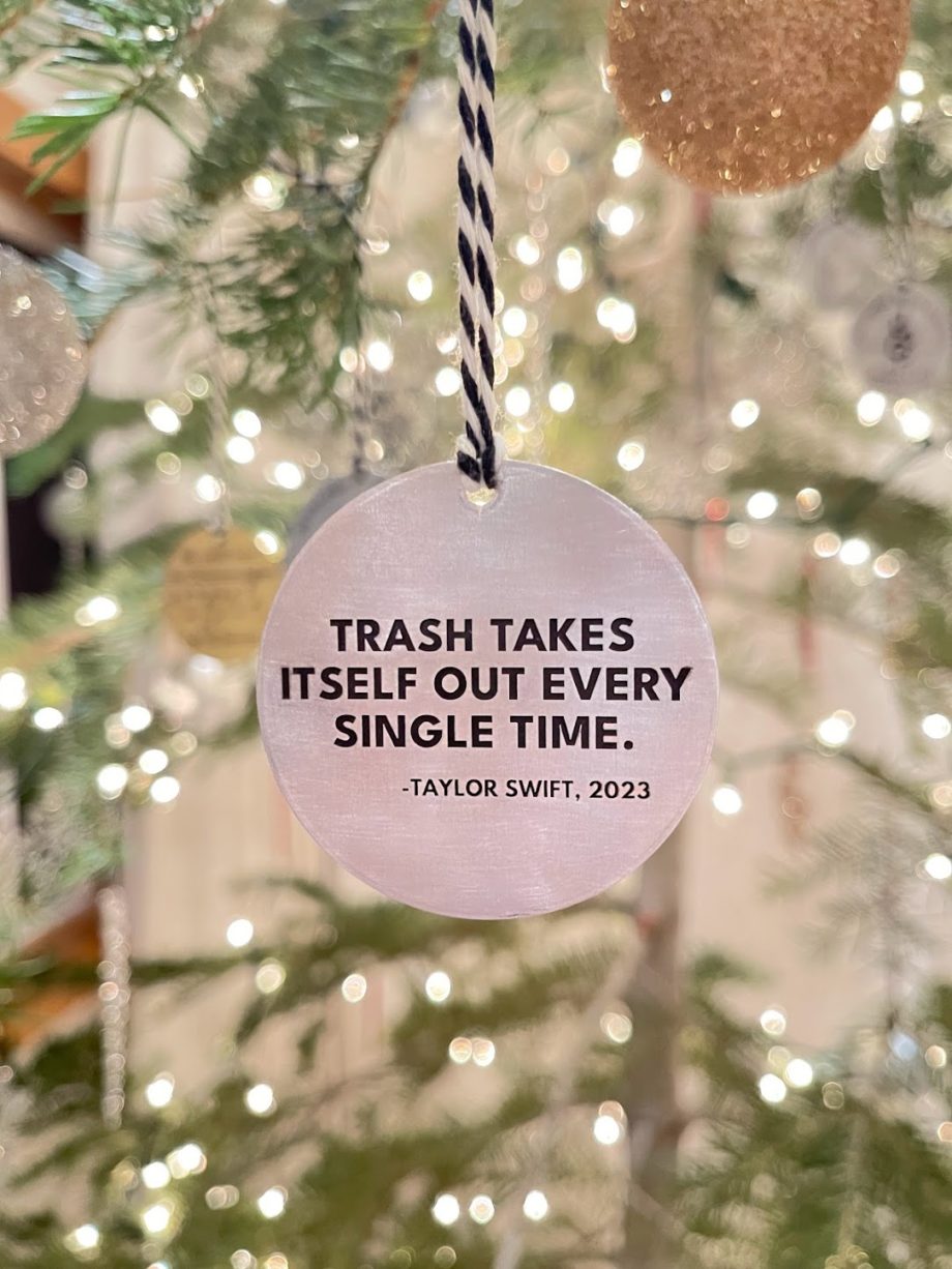 Trash Takes Itself Out Ornament