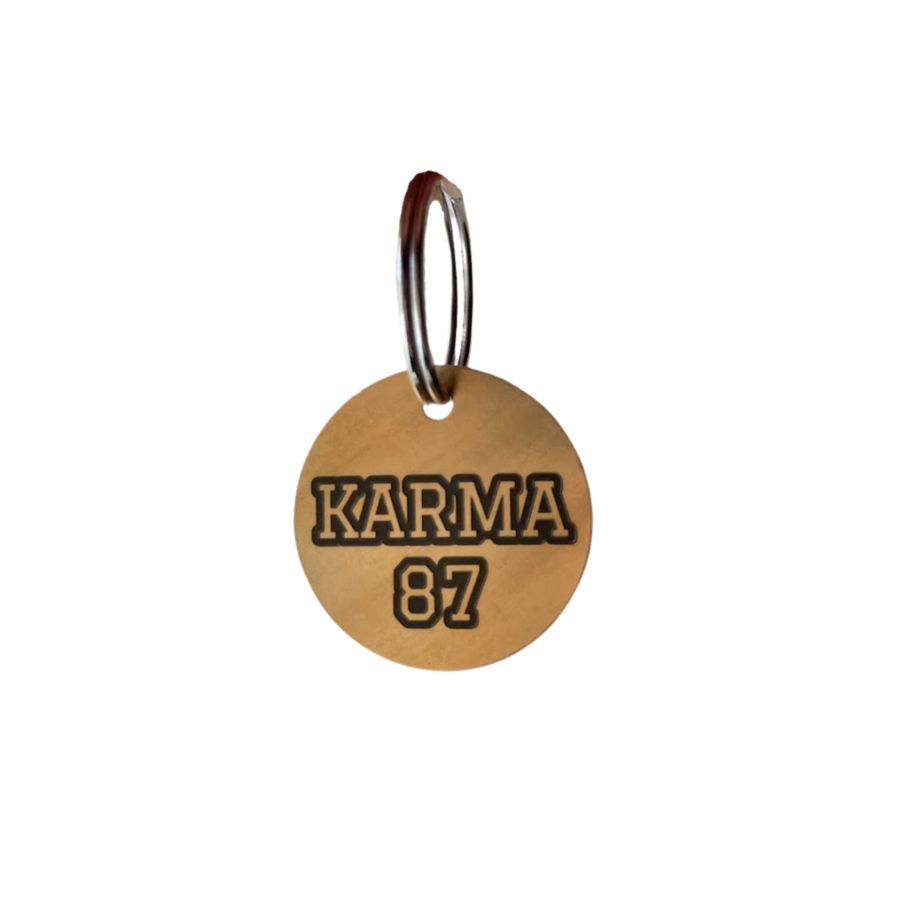 Karma 87 Keychain